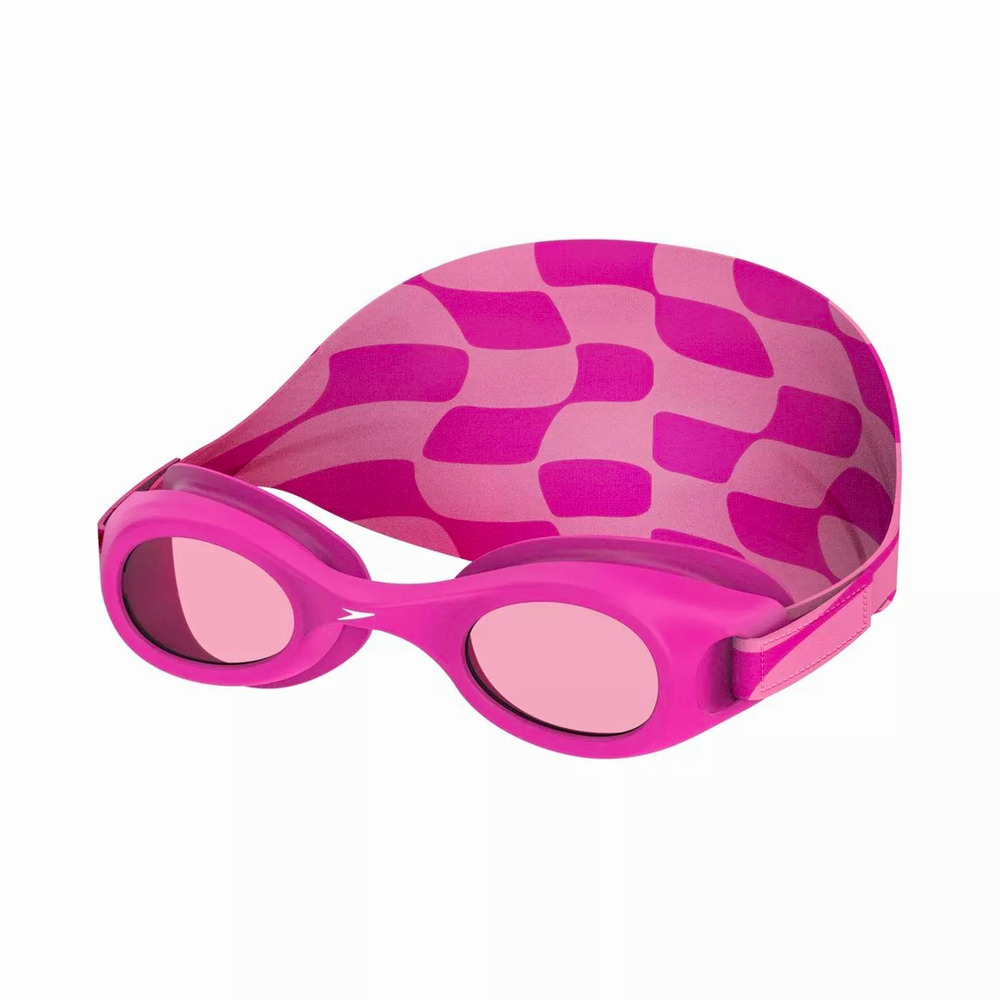 Speedo Kids Glide Comfort Straps Swim Goggles Pink Ages 3-6 Anti Fog UV NEW